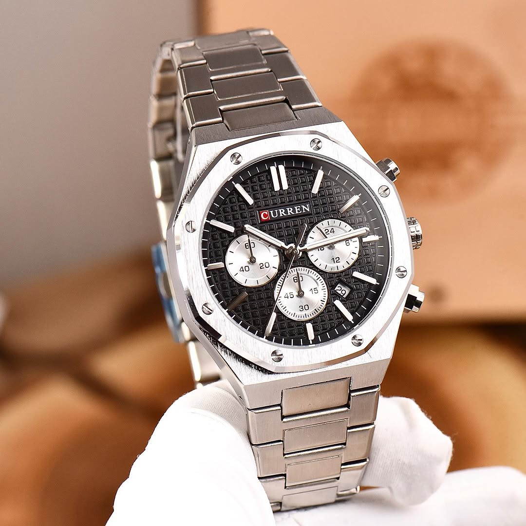 CURREN M8440 Argent / Noir