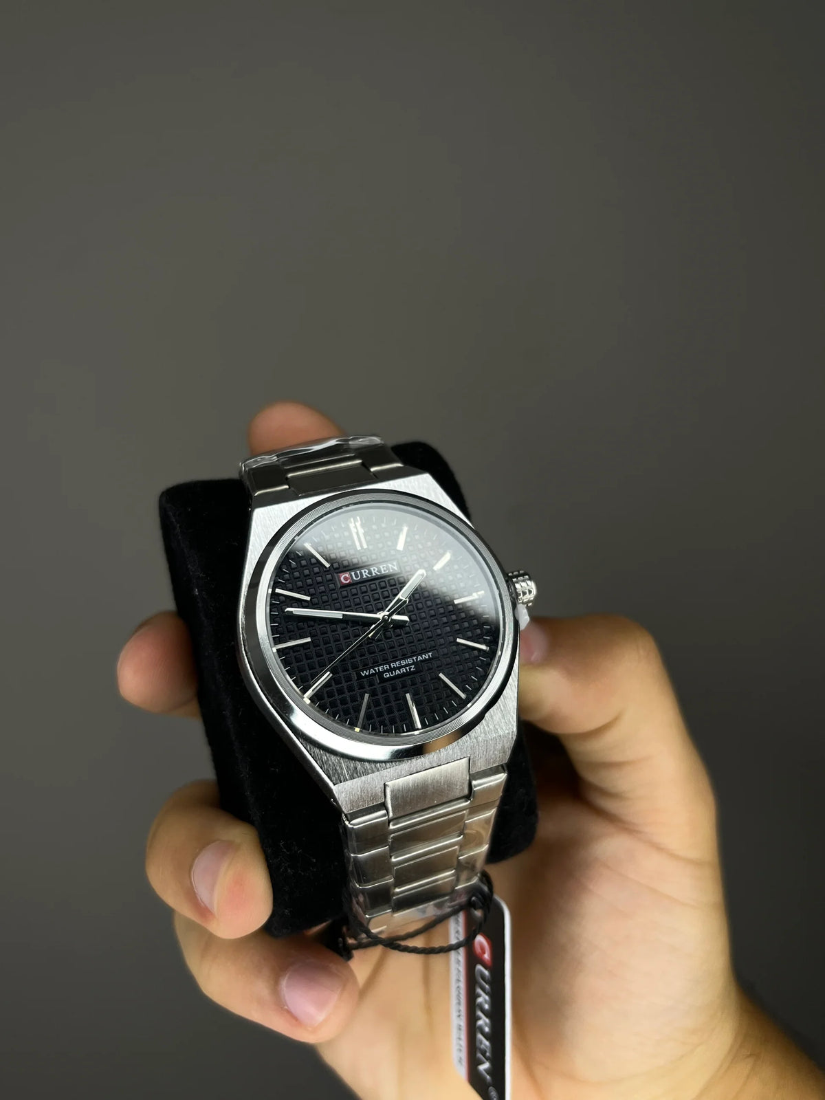 CURREN - M8439 Argent / Noir