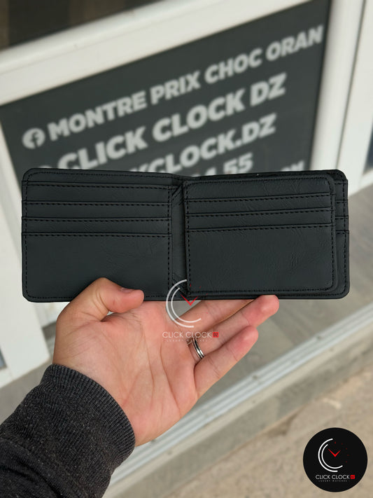 Portefeuille Demi Tissu Marron