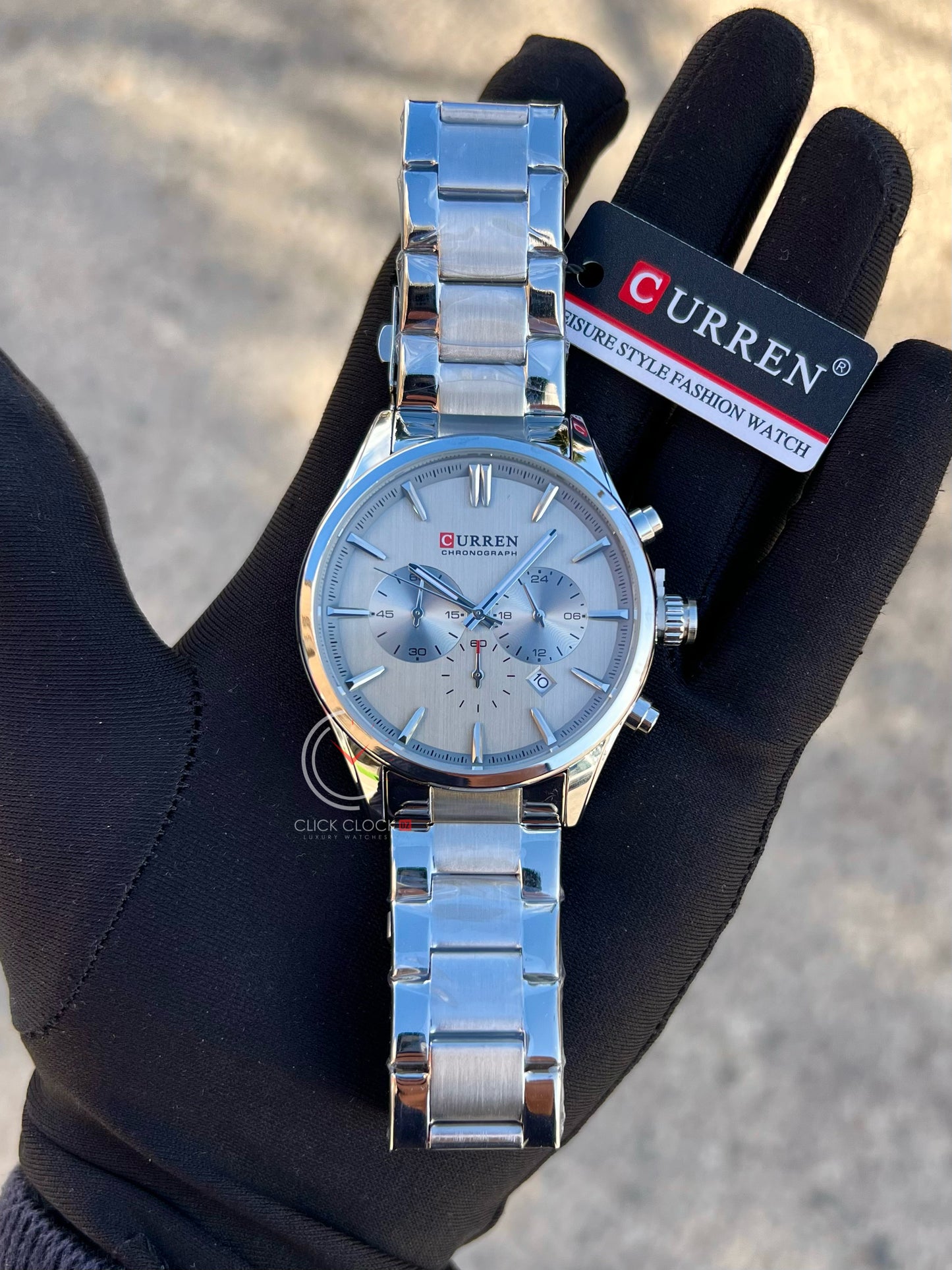 CURREN M8446 Argent / Gris