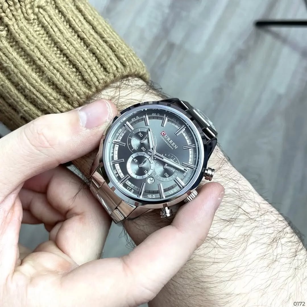 CURREN - M8355 argent / gris