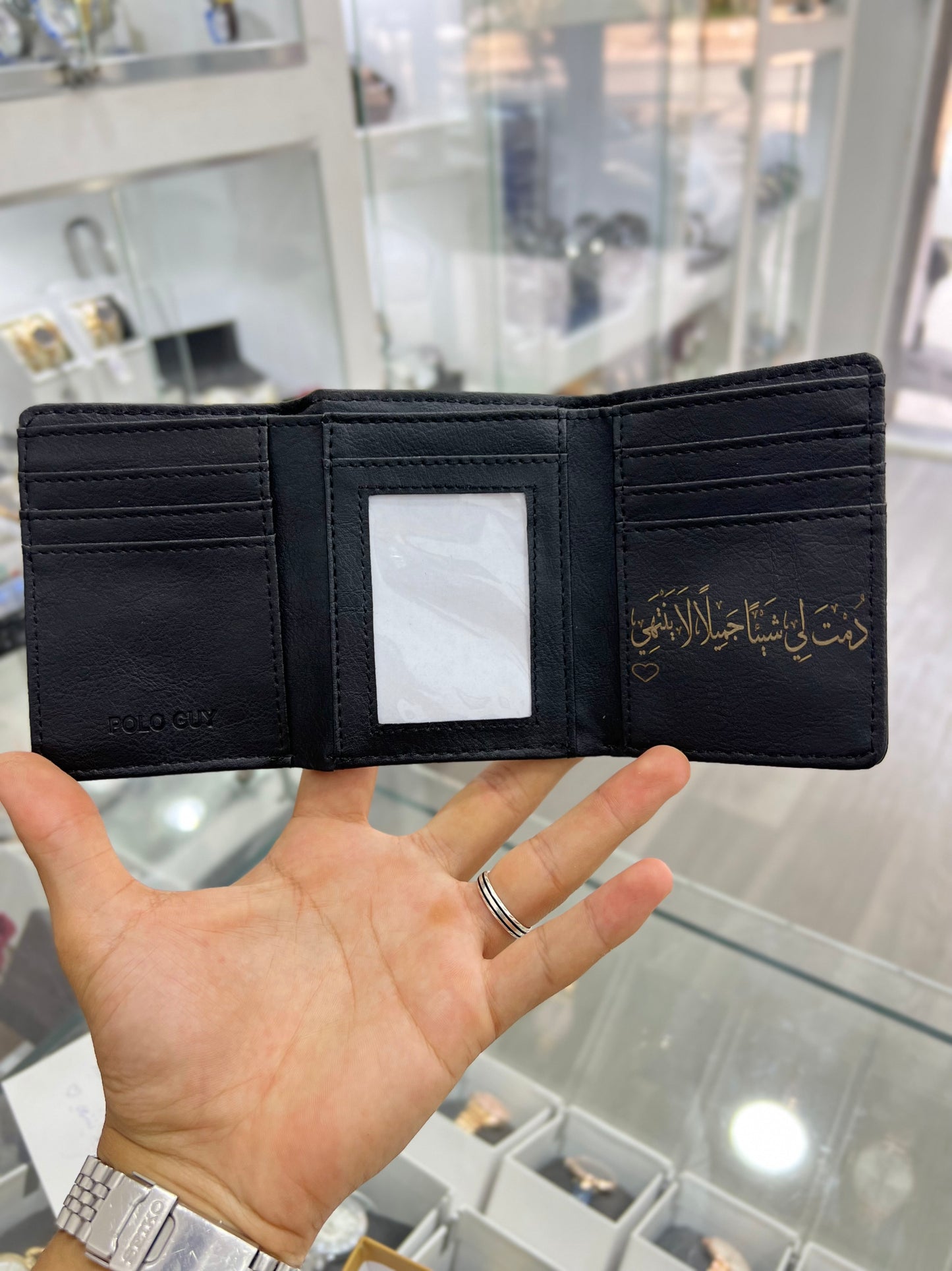 Portefeuille POLO GUY Noir