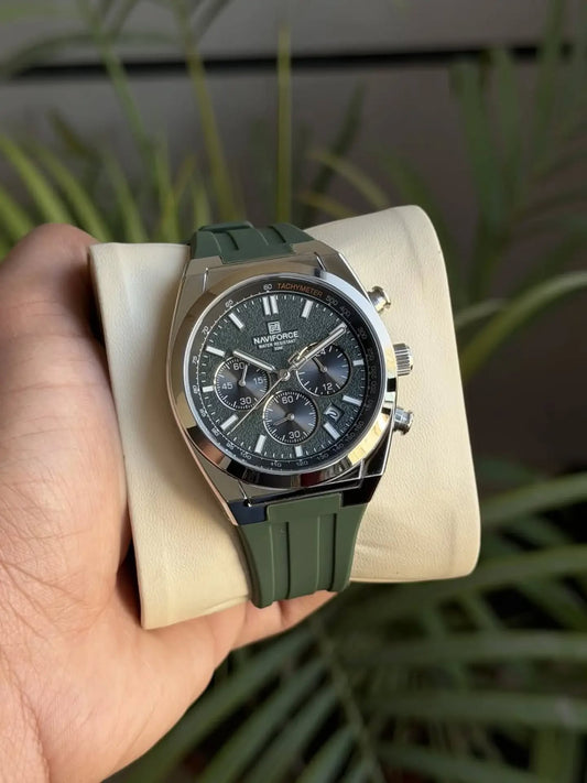 NAVIFORCE NF8080 Vert / Argenté