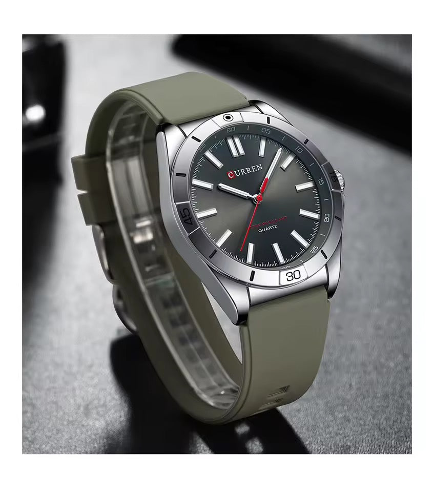 CURREN M8449 Vert / Argent