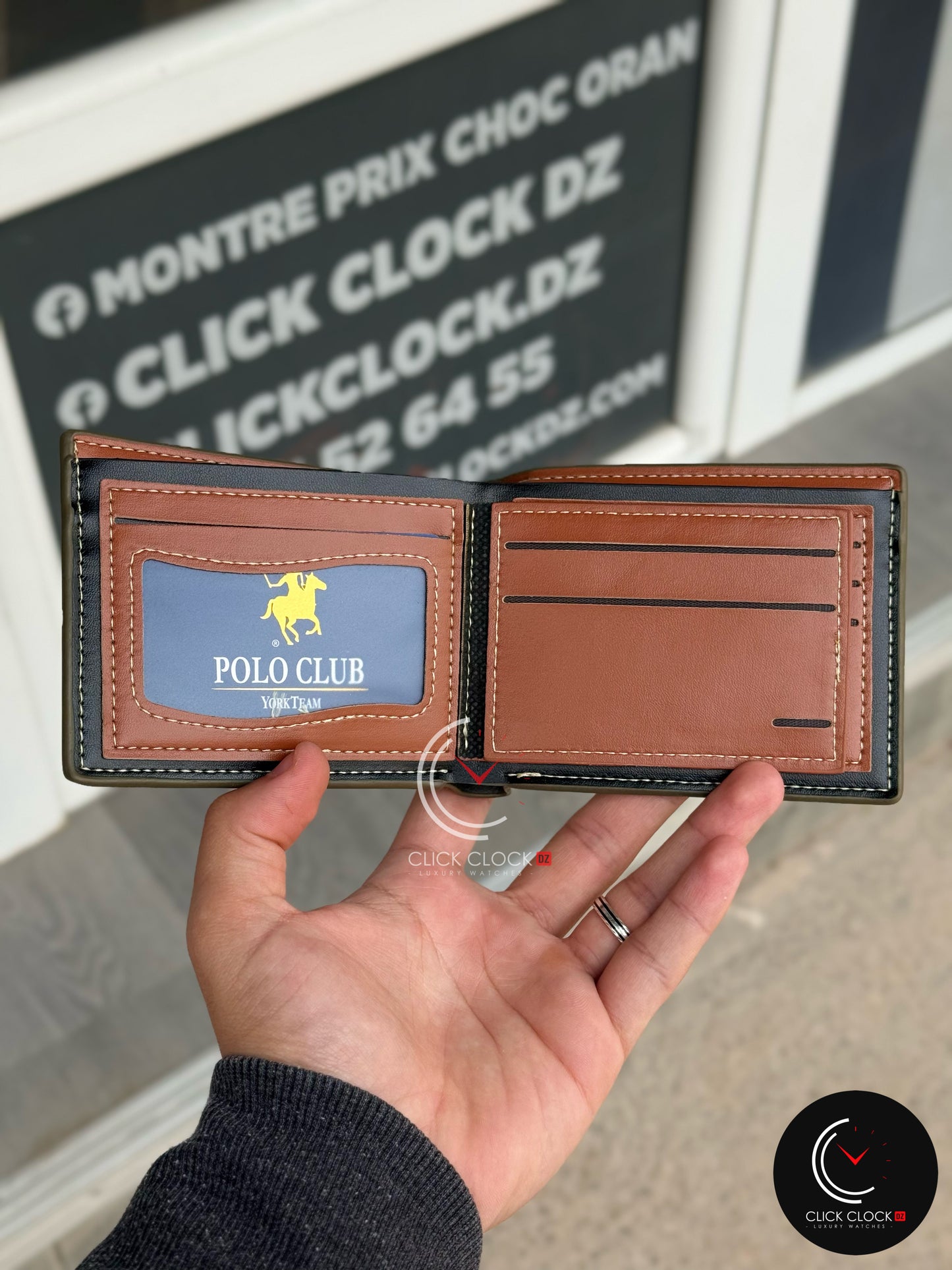 Portefeuille YorkTeam PoloClub Tissu Kaki foncé