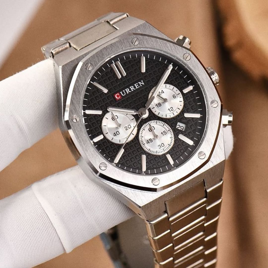 CURREN M8440 Argent / Noir