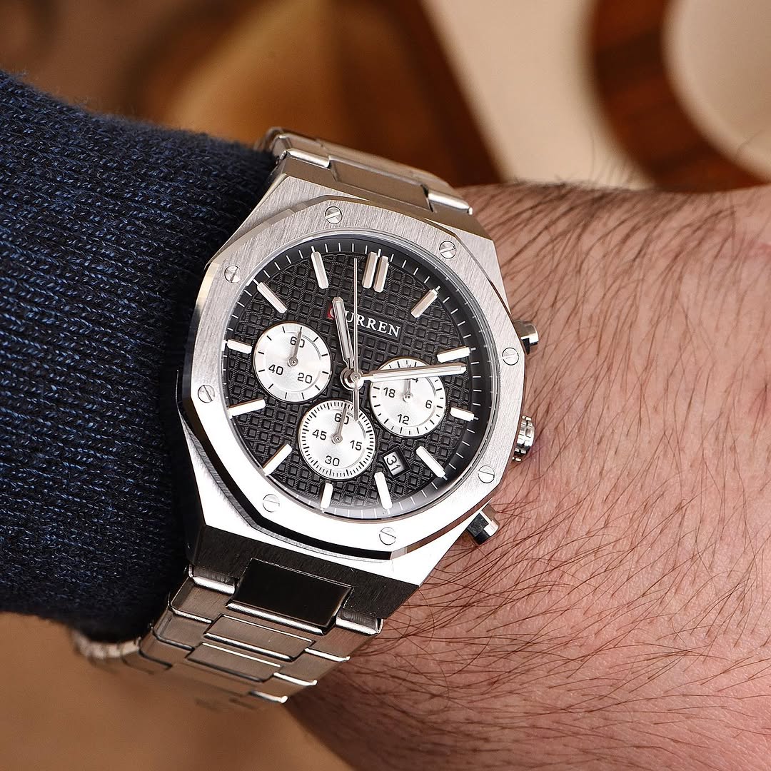 CURREN M8440 Argent / Noir