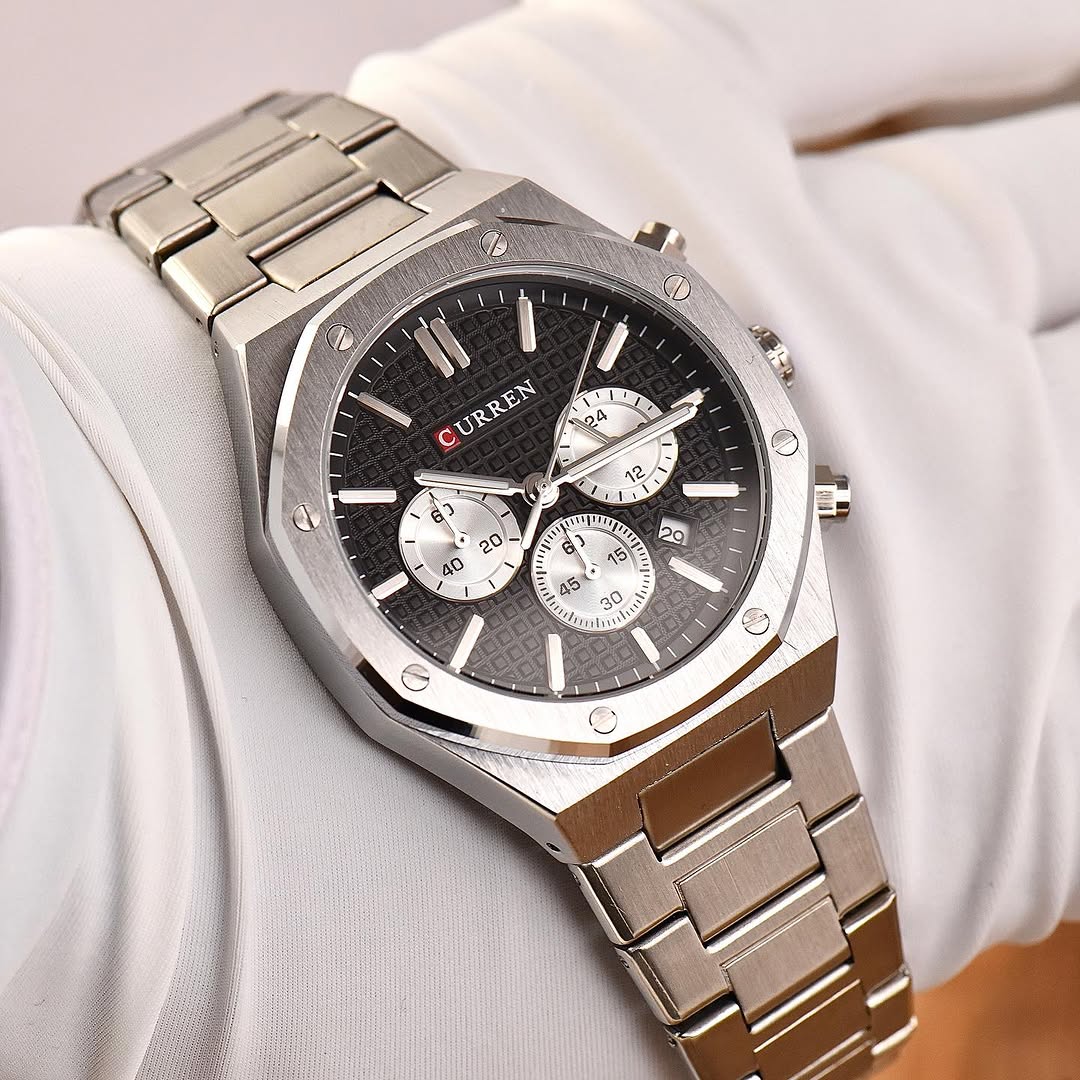 CURREN M8440 Argent / Noir