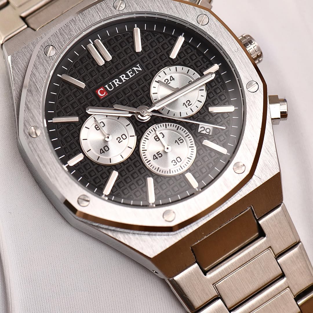 CURREN M8440 Argent / Noir