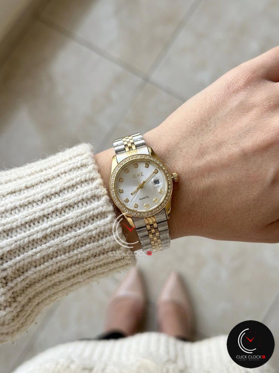IEKE Rond8 Rlx Deux tons Gold/Silver/White