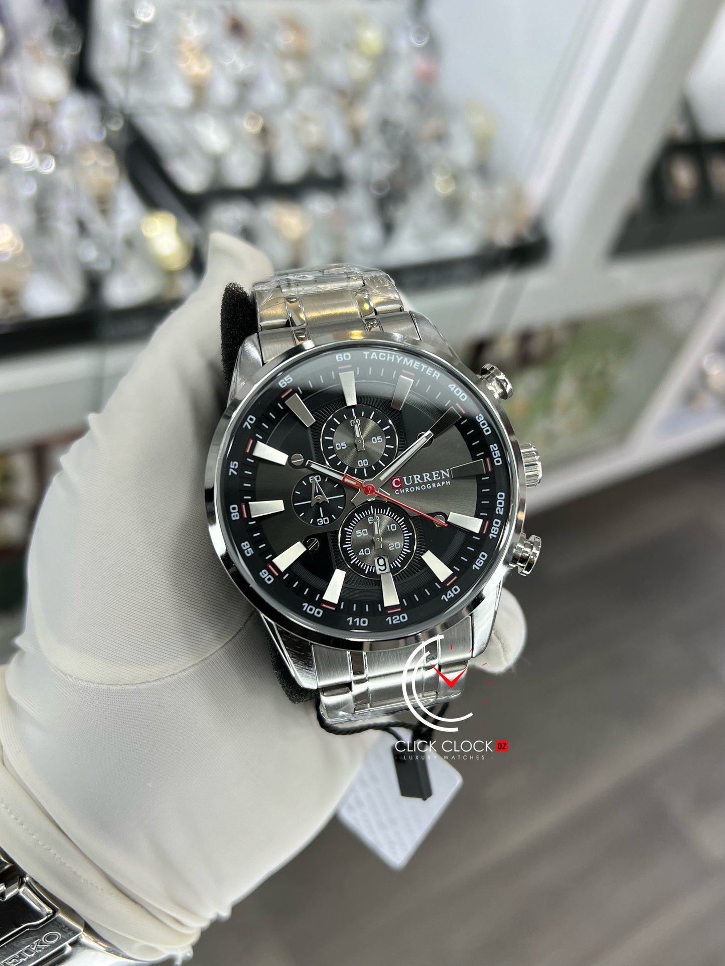 CURREN M8351 Argent / Noir