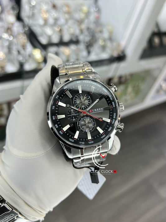 CURREN M8351 Argent / Noir