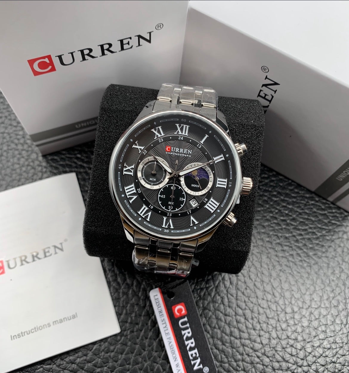 CURREN M8427 Argent / Noir