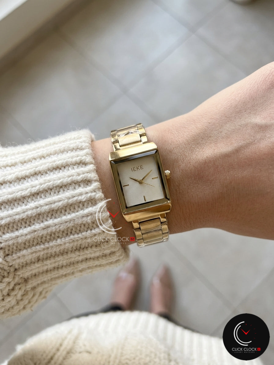 IEKE RECT8 Gold/White