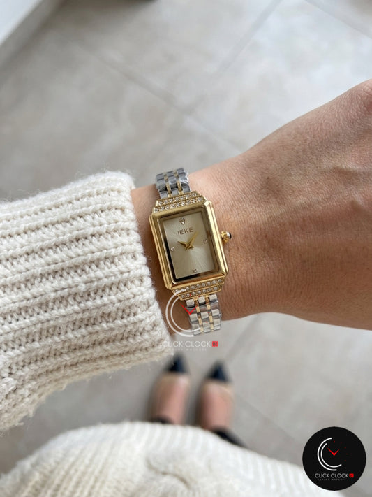 IEKE RECT12 Deux tons Gold/Yellow