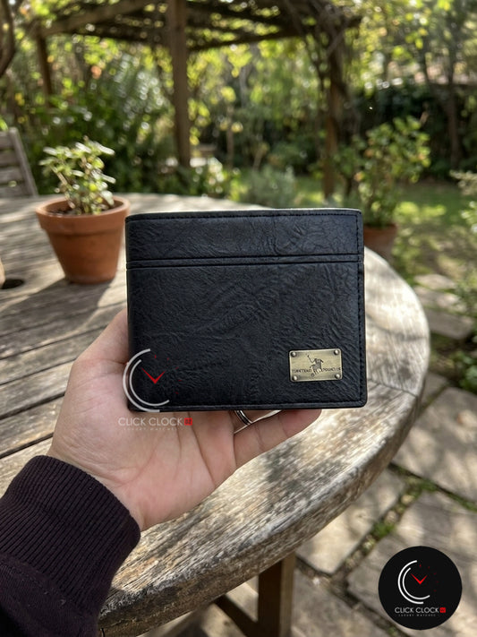 Portefeuille YorkTeam PoloClub Noir vachette