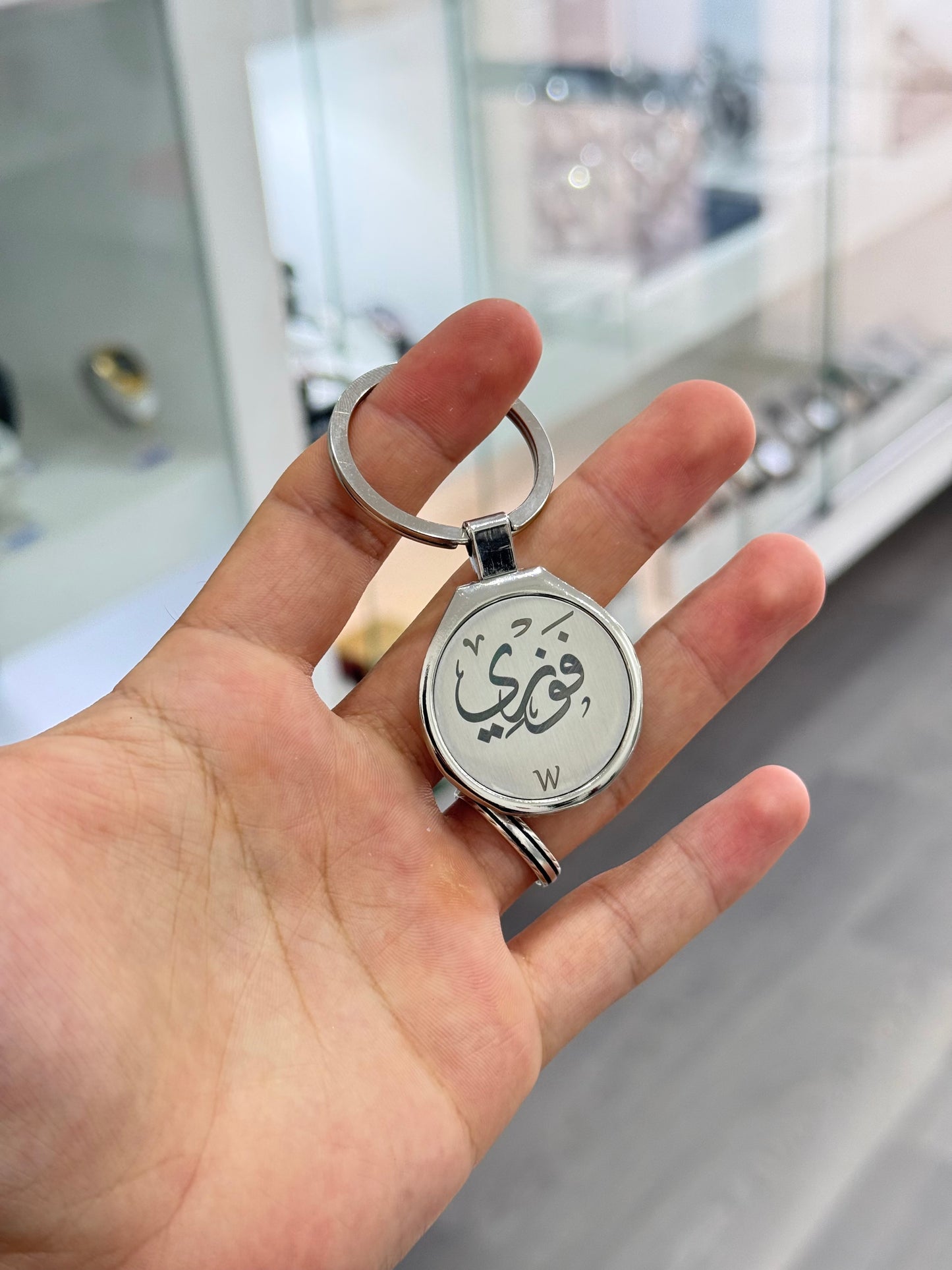 Porte clé 4 Acier Goute