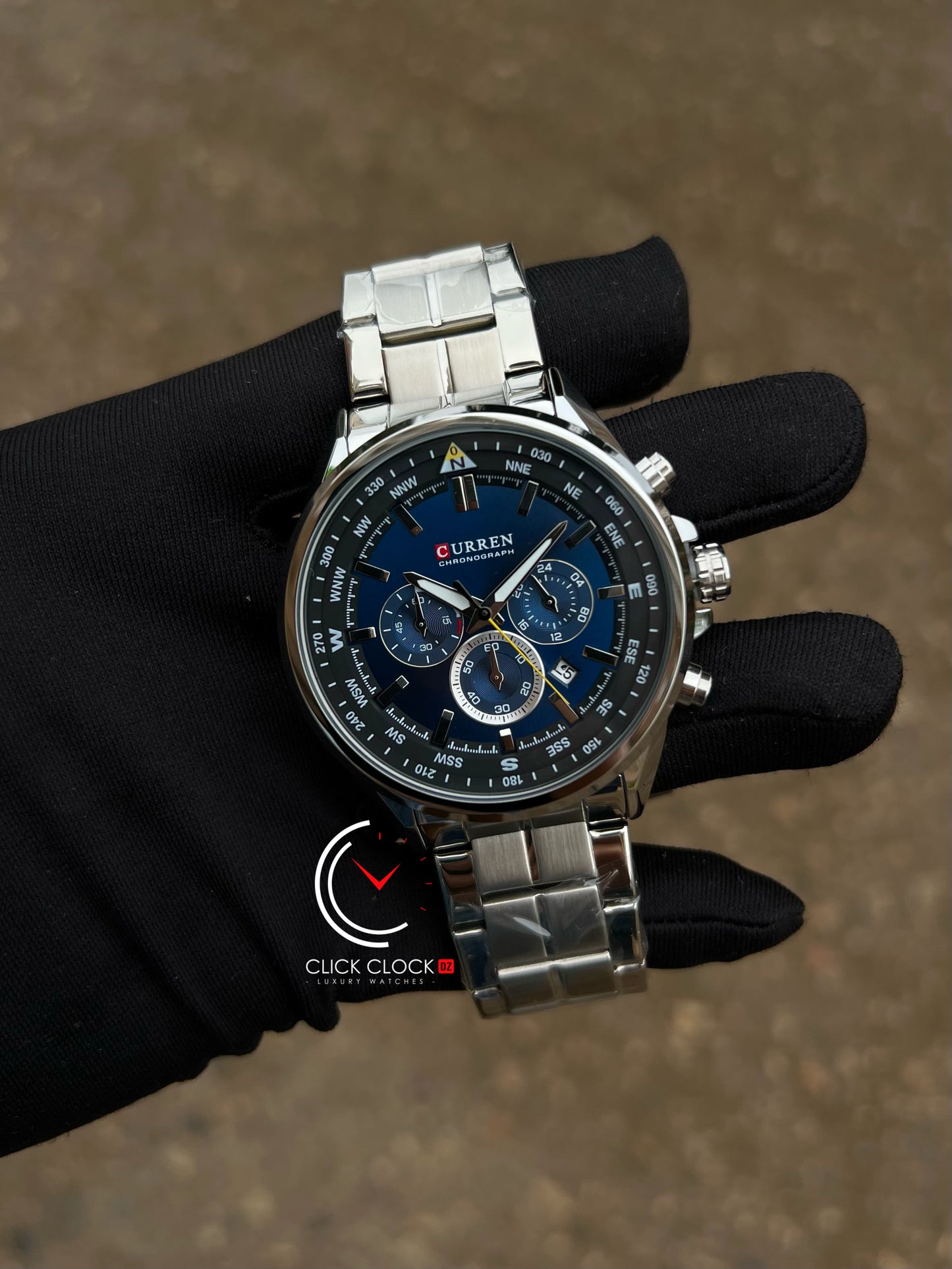 CURREN - M8399 Argent / Bleu