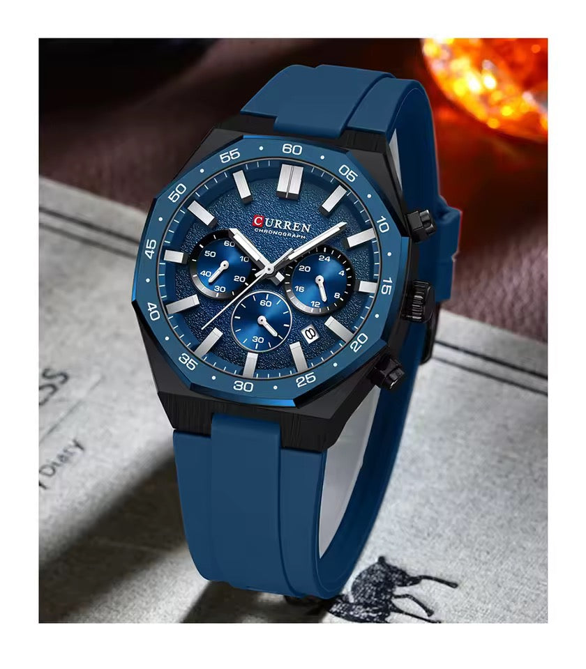 CURREN M8489 Bleu