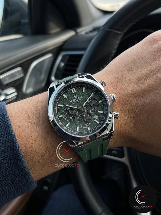 NAVIFORCE NF8080 Vert / Argenté