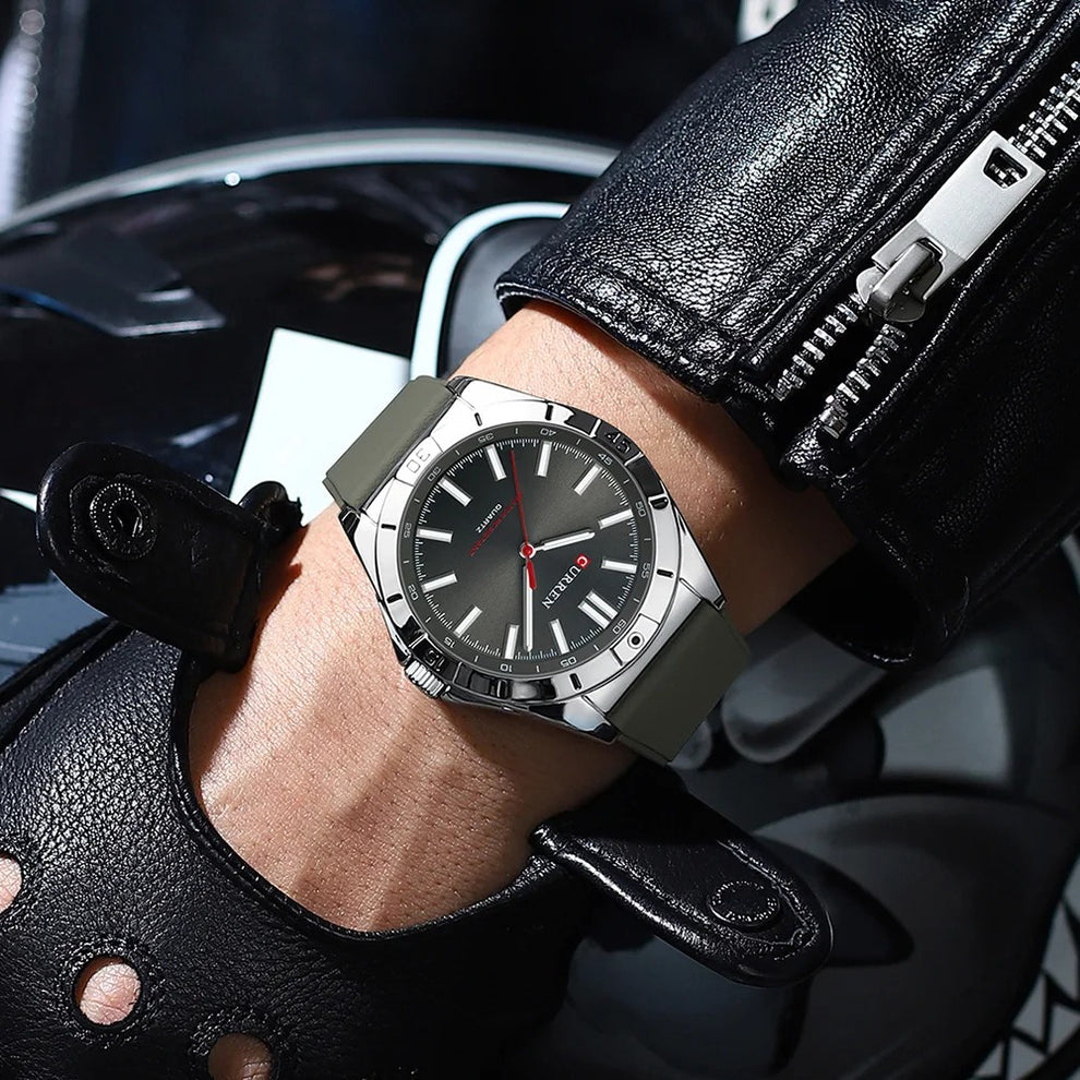 CURREN M8449 Vert /  Argent