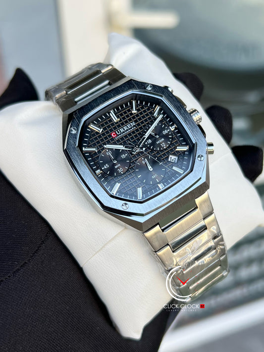 CURREN M8459 Argent / Noir