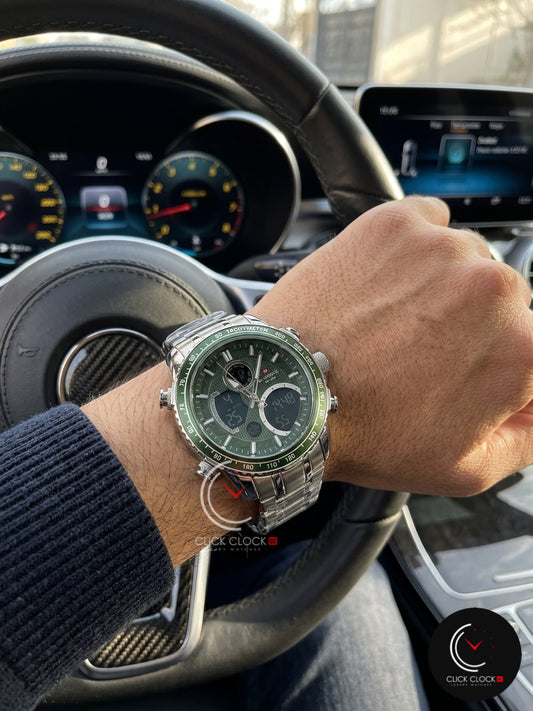 NAVIFORCE NF9182 Argent / Vert