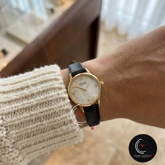 IEKE Rond3 Cuir Black/Gold