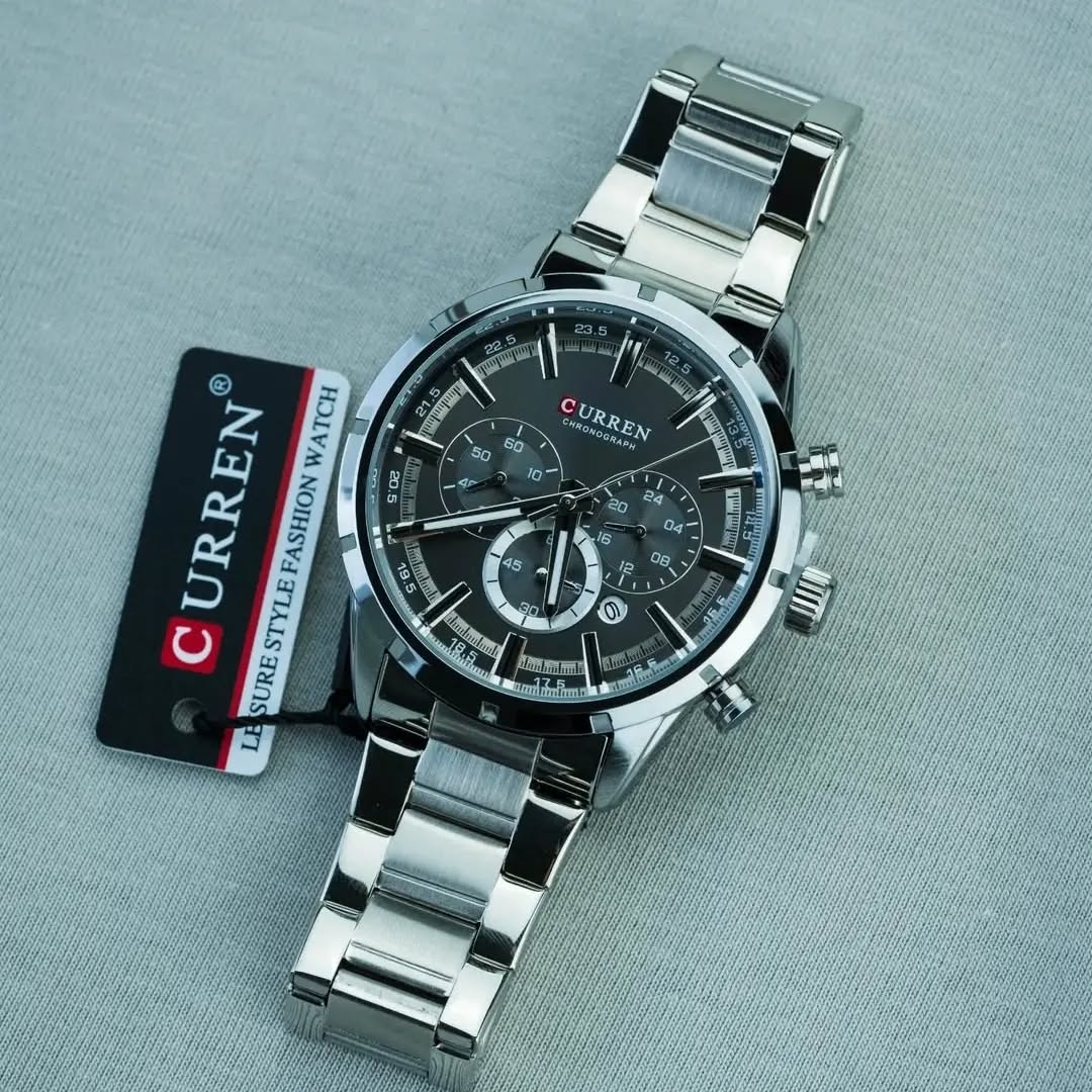 CURREN - M8355 argent / gris