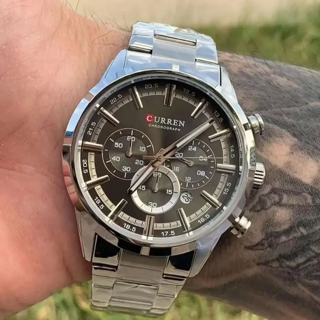 CURREN - M8355 argent / gris