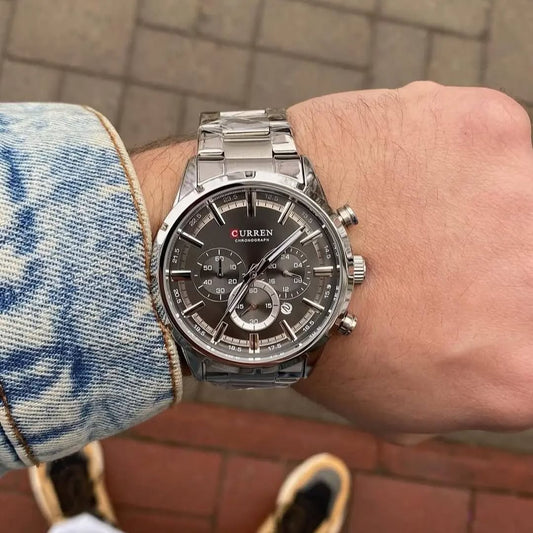 CURREN - M8355 argent / gris