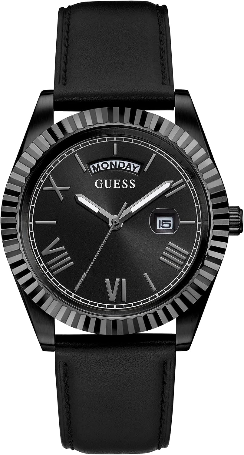 GUESS GW0335G1 Black leather