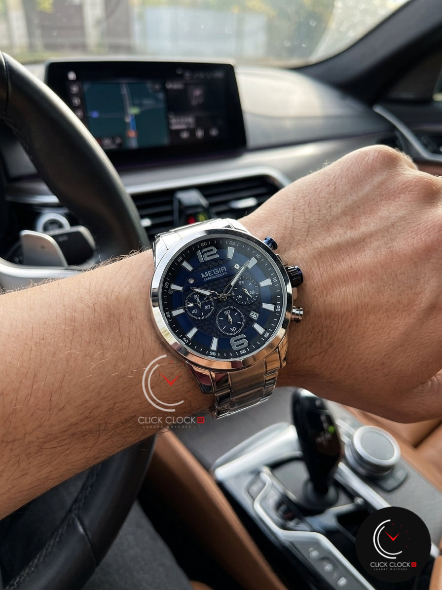 MEGIR 2156 Argent/Bleu
