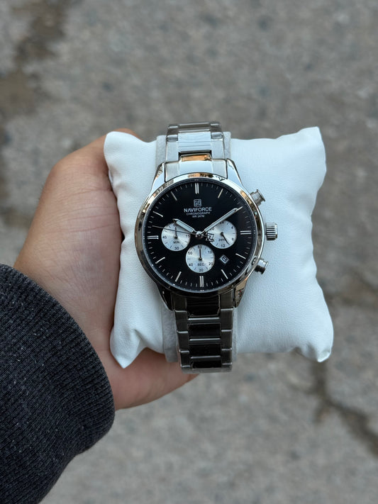 NAVIFORCE NF8076 Argent/Noir