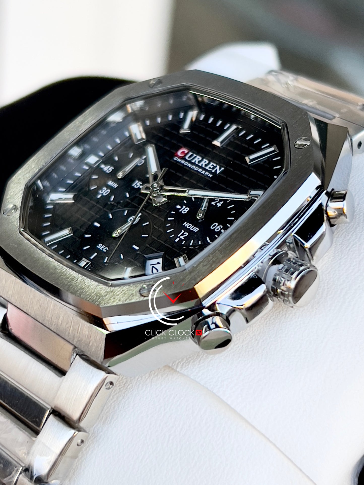 CURREN M8459 Argent / Noir