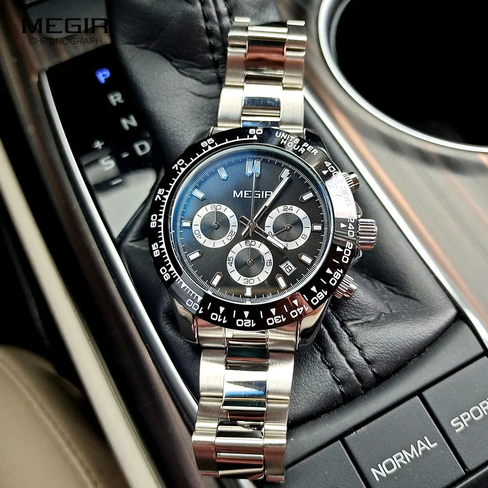 MEGIR 8104 Argent/Noir