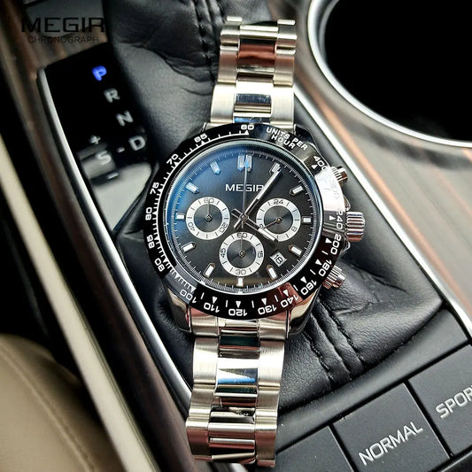 MEGIR 8104 Argent/Noir
