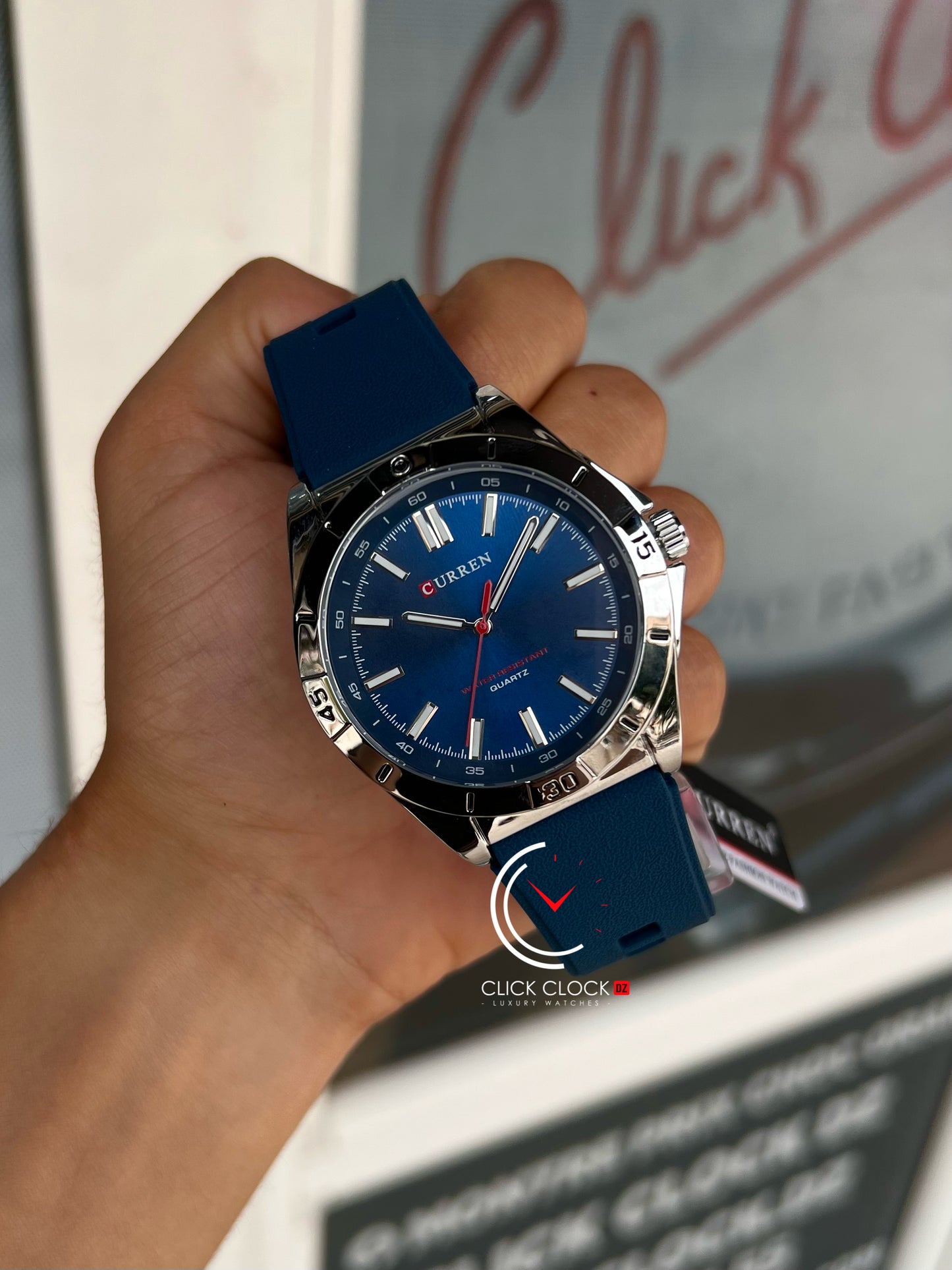 CURREN M8449 Bleu /  Argent