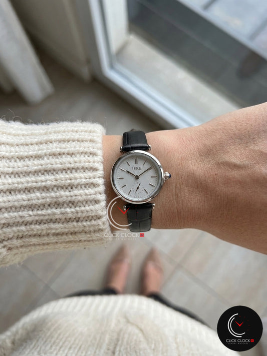 IEKE Rond9 Cuir Black/Silver/White