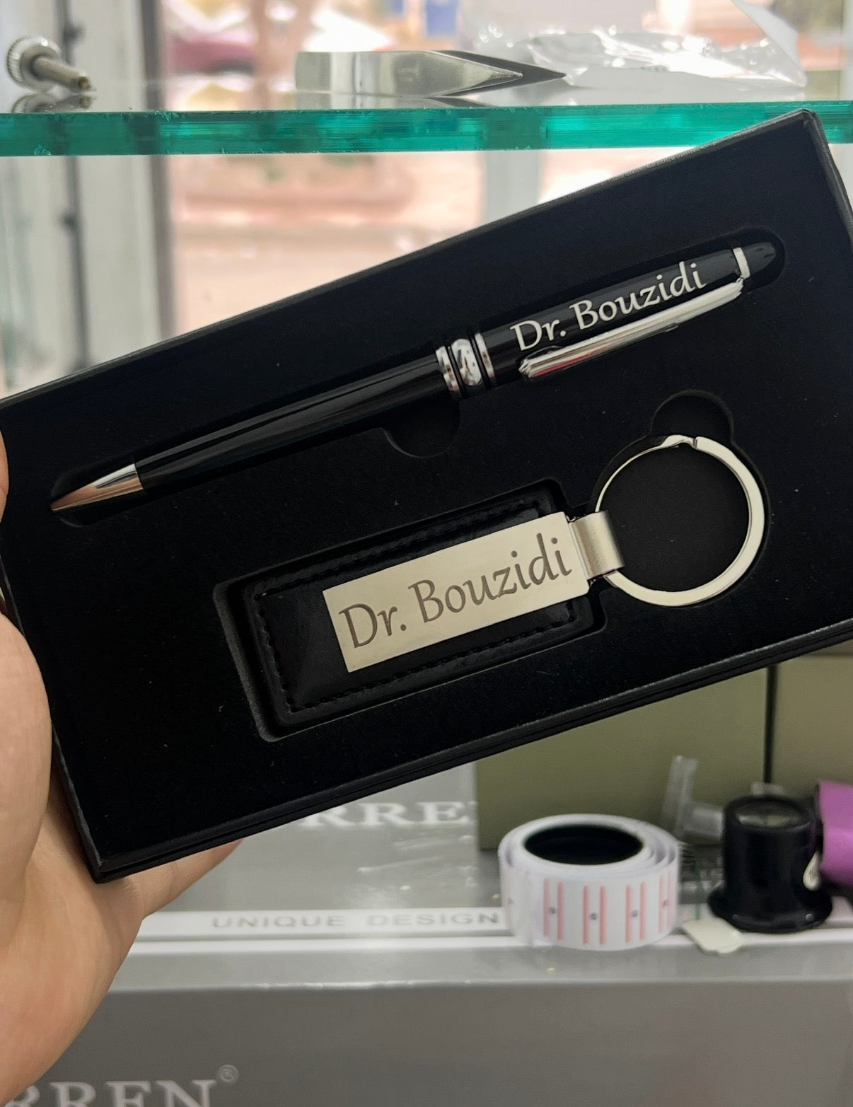 Pack Stylo + Porte clé  BLACK (2 pièces)