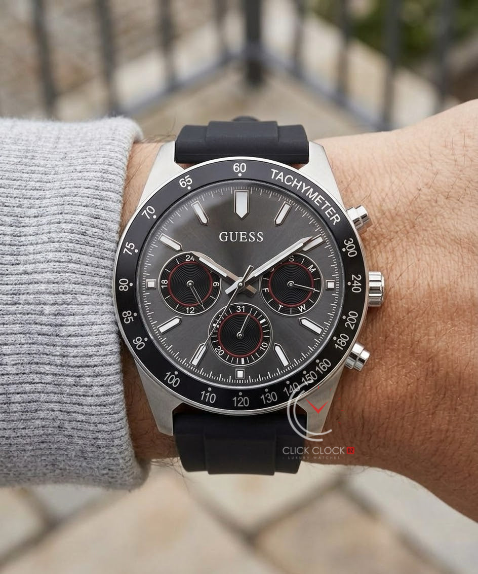 GUESS GW0332G1 Black / Silver / Black